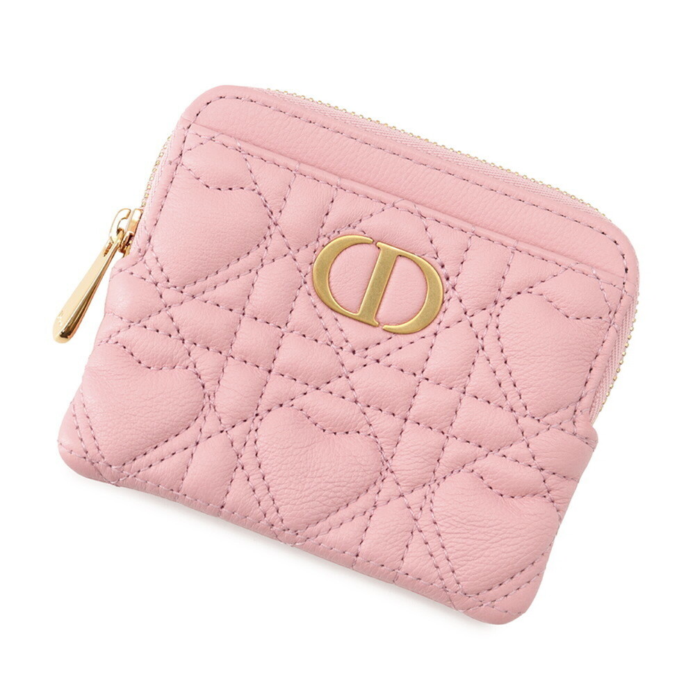 Christian Dior wallet/coin case, Caro Lavender Lambskin; business card holder...
